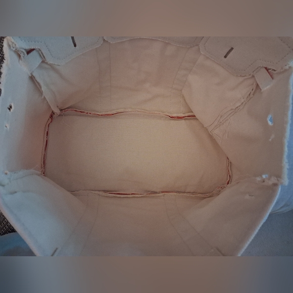 Pink Trim "Boatkin" Canvas Tote & Functioning Mini Bag Charm - Picture 5 of 9